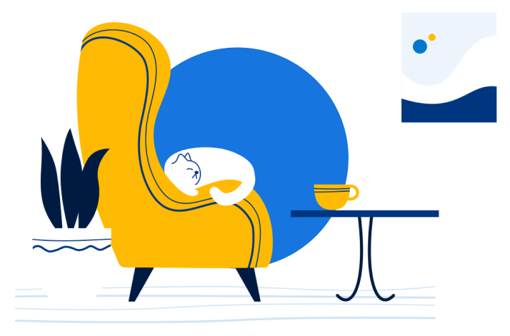 Holiday rental illustration